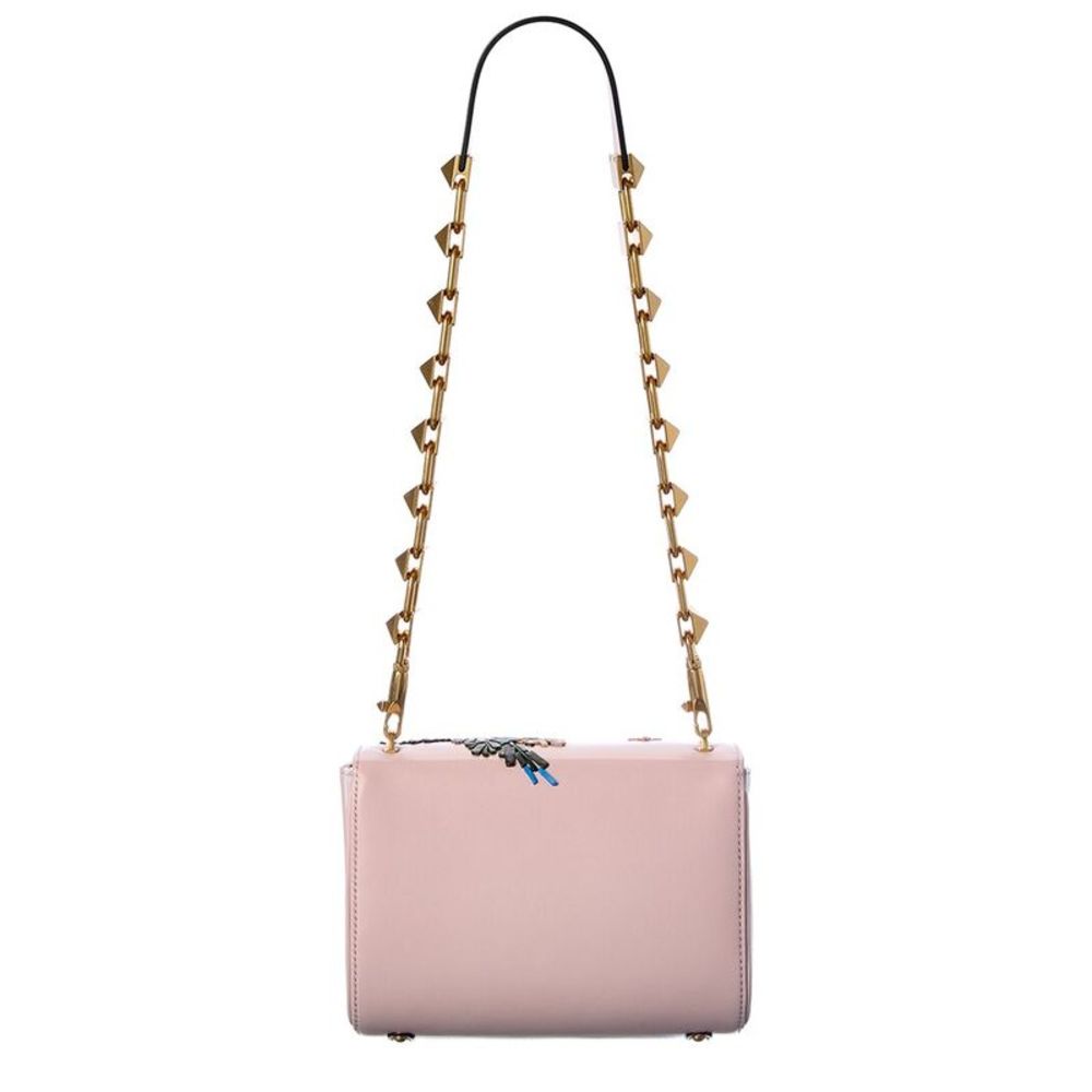 Valentino Stud Sign Leather Shoulder Bag - Picture 2 of 5